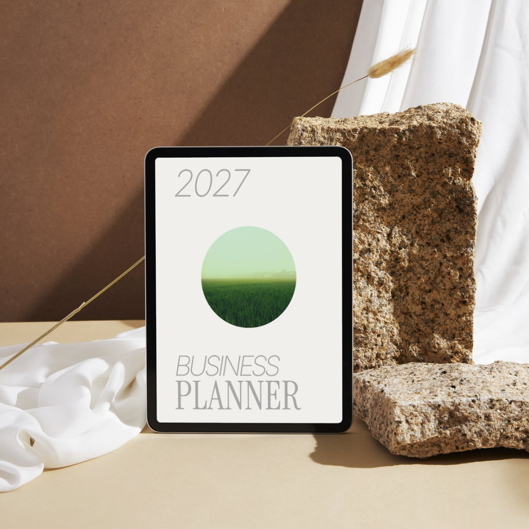 3 Planner business annuel 2027 : ton ancrage quotidien & stratégique